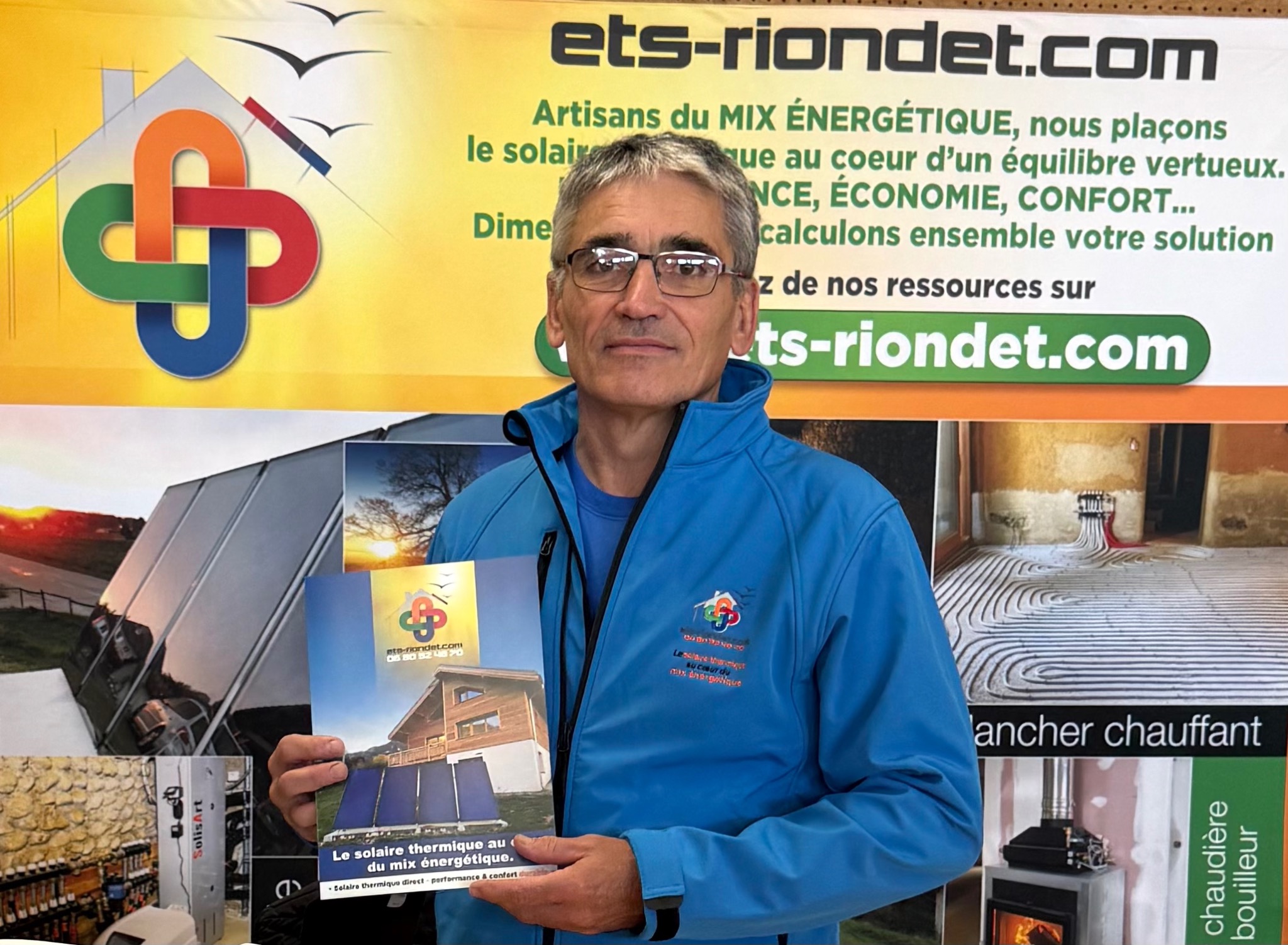 Christophe Riondet, ETS Riondet, salon énergie et solaire thermique